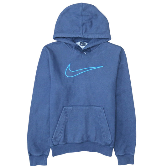 Mens UK Size S Nike Blue Pullover Hoodie