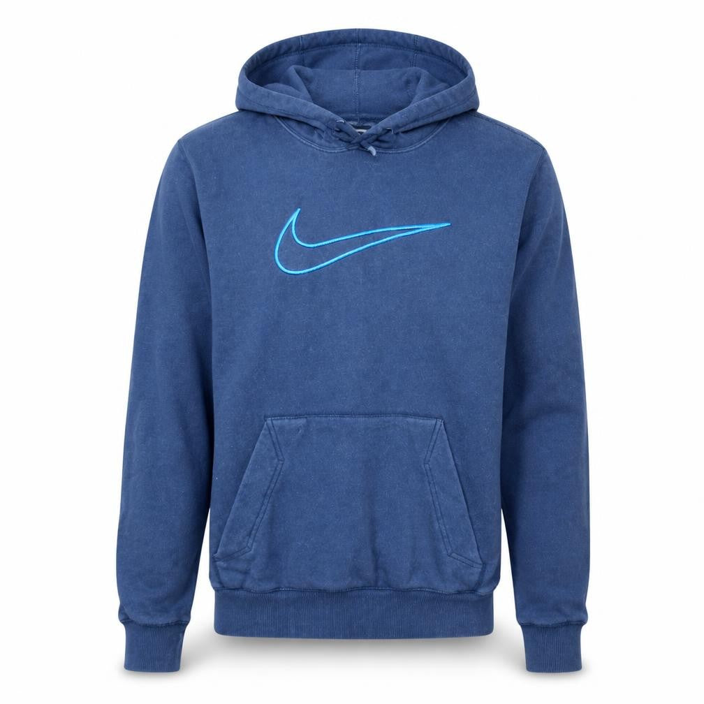 Mens UK Size S Nike Blue Pullover Hoodie