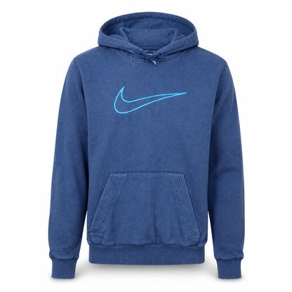 Mens UK Size S Nike Blue Pullover Hoodie