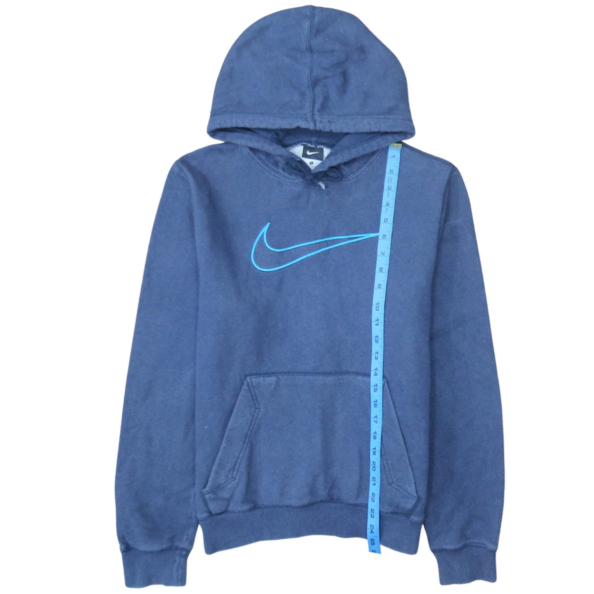 Mens UK Size S Nike Blue Pullover Hoodie
