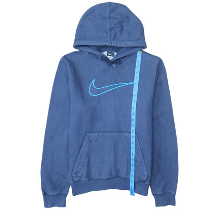 Mens UK Size S Nike Blue Pullover Hoodie