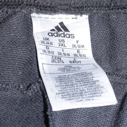 Adidas Women 2XL Black Jogger Sweatpants Fleece Comfort Trousers