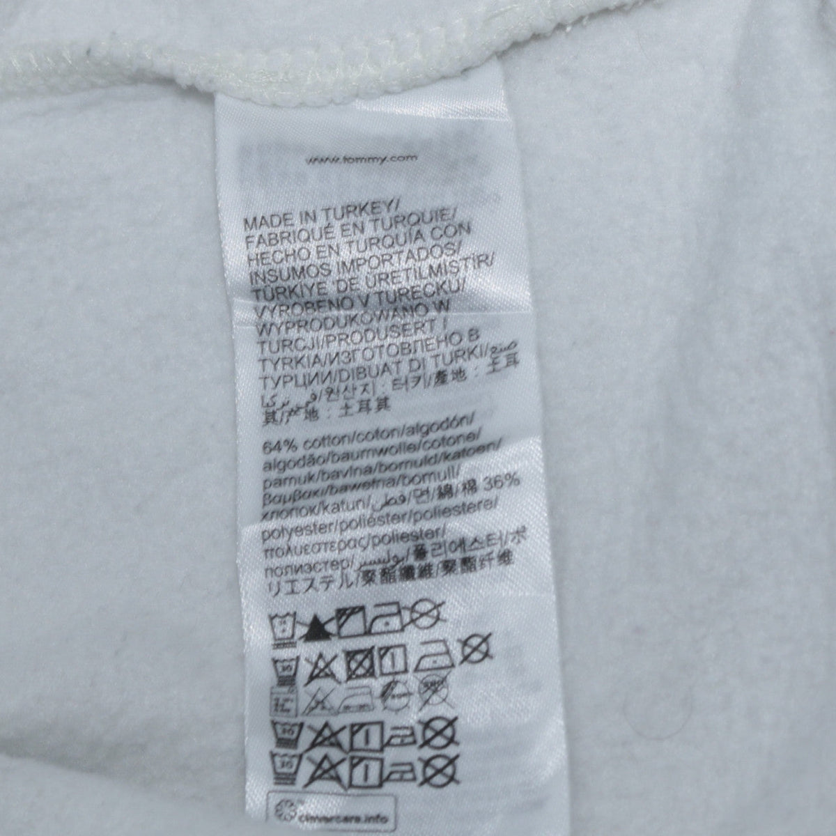 Mens UK Size L Tommy Hilfiger White Pullover Sweatshirt