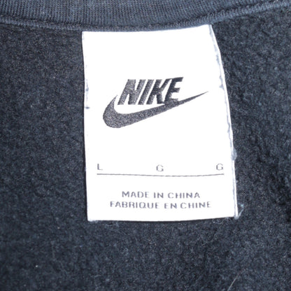 Mens UK Size L Nike Black Pullover Sweatshirt
