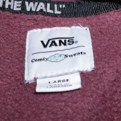 Mens UK Size L VANS Brown Pullover Hoodie