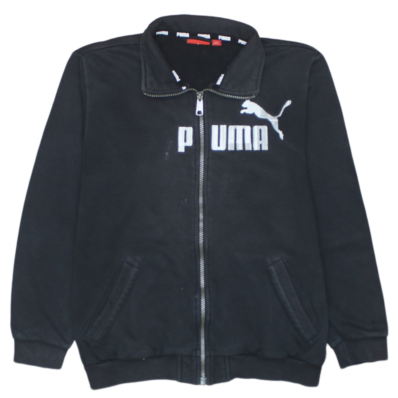 Teens UK Size 12 PUMA Black Full Zip Sweatshirt