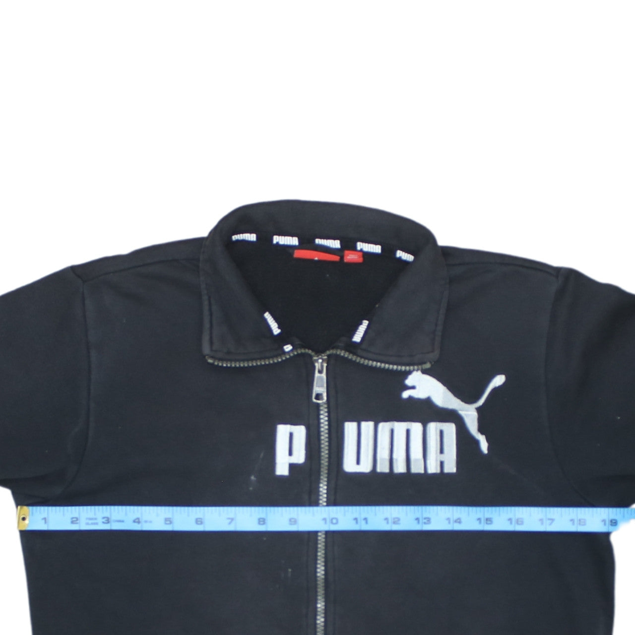 Teens UK Size 12 PUMA Black Full Zip Sweatshirt
