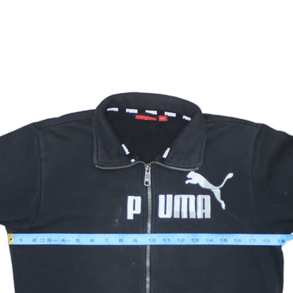 Teens UK Size 12 PUMA Black Full Zip Sweatshirt