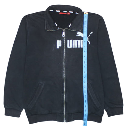 Teens UK Size 12 PUMA Black Full Zip Sweatshirt