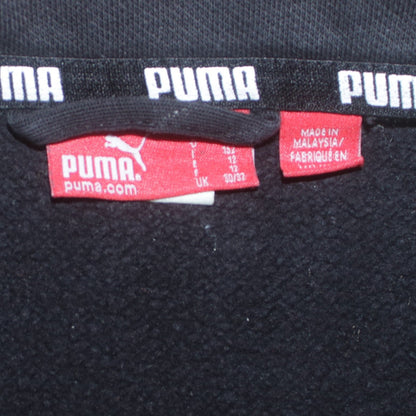 Teens UK Size 12 PUMA Black Full Zip Sweatshirt