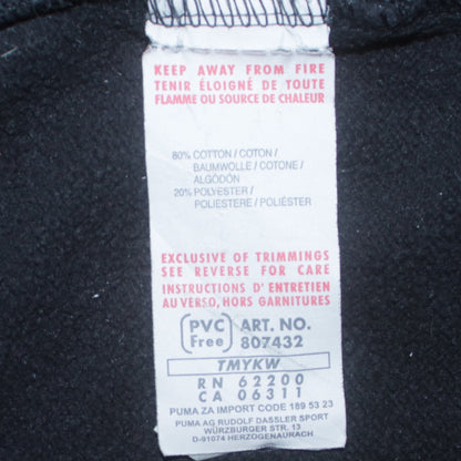 Teens UK Size 12 PUMA Black Full Zip Sweatshirt