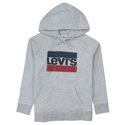Mens UK Size M Levi's Grey Pullover Hoodie