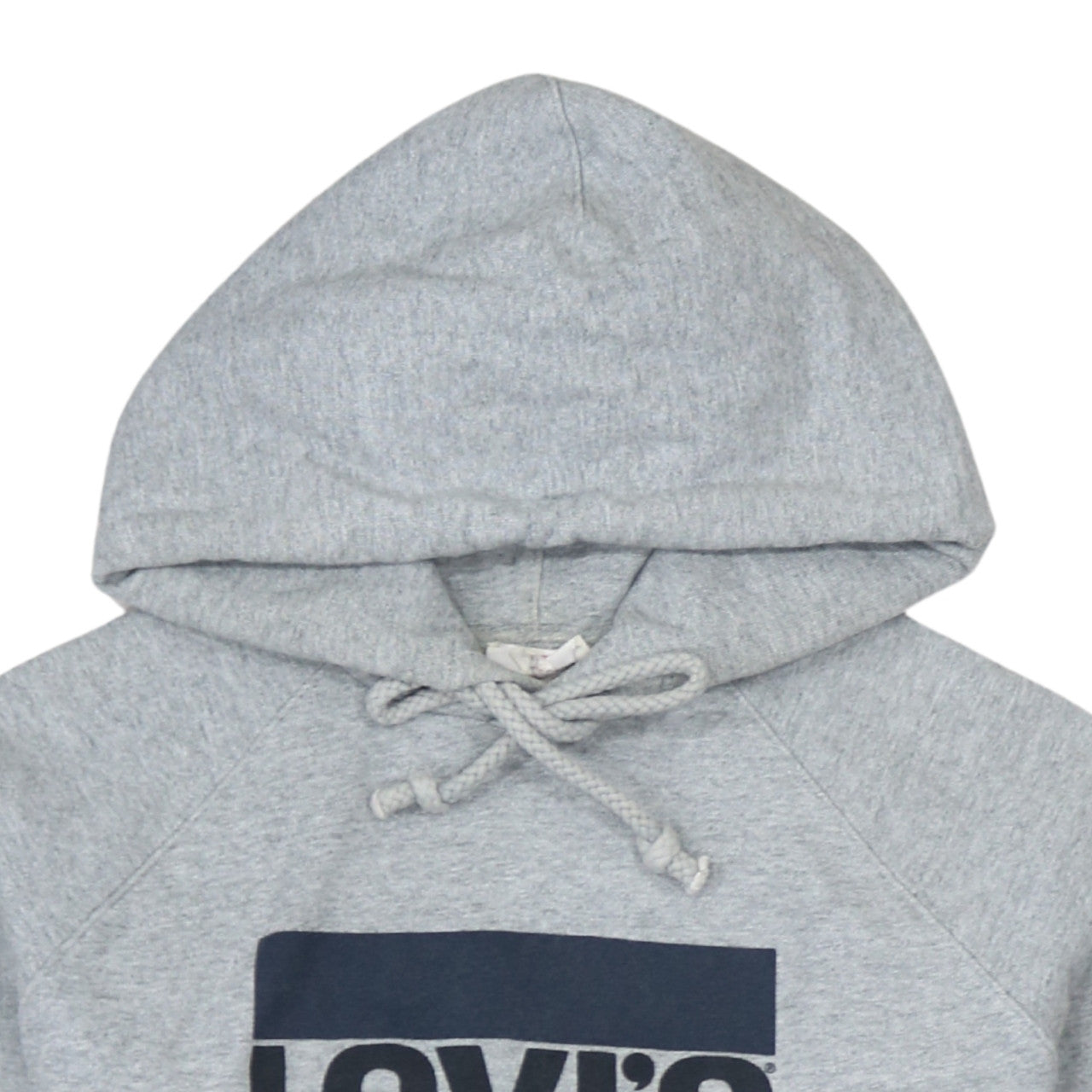 Mens UK Size M Levi's Grey Pullover Hoodie