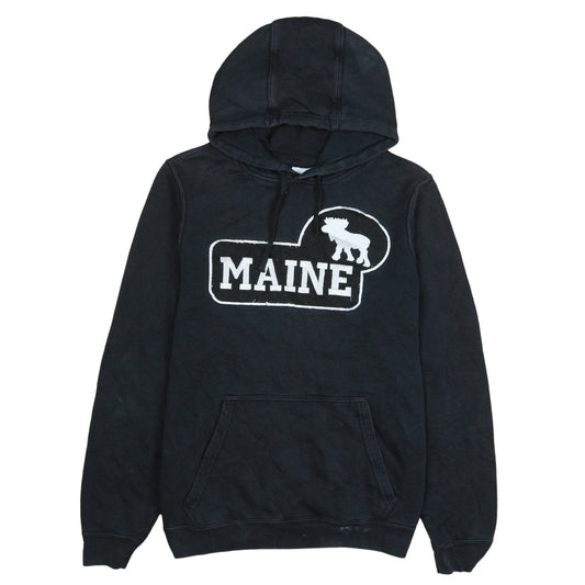 Mens UK Size S Avalex Sportline Black Pullover Hoodie