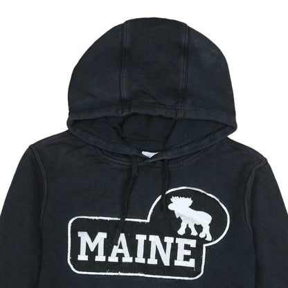 Mens UK Size S Avalex Sportline Black Pullover Hoodie