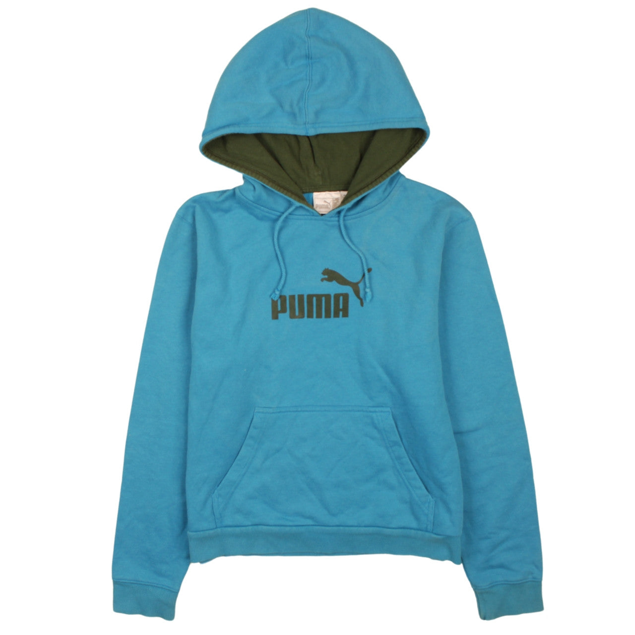 Womens UK Size 12 PUMA Blue Pullover Hoodie