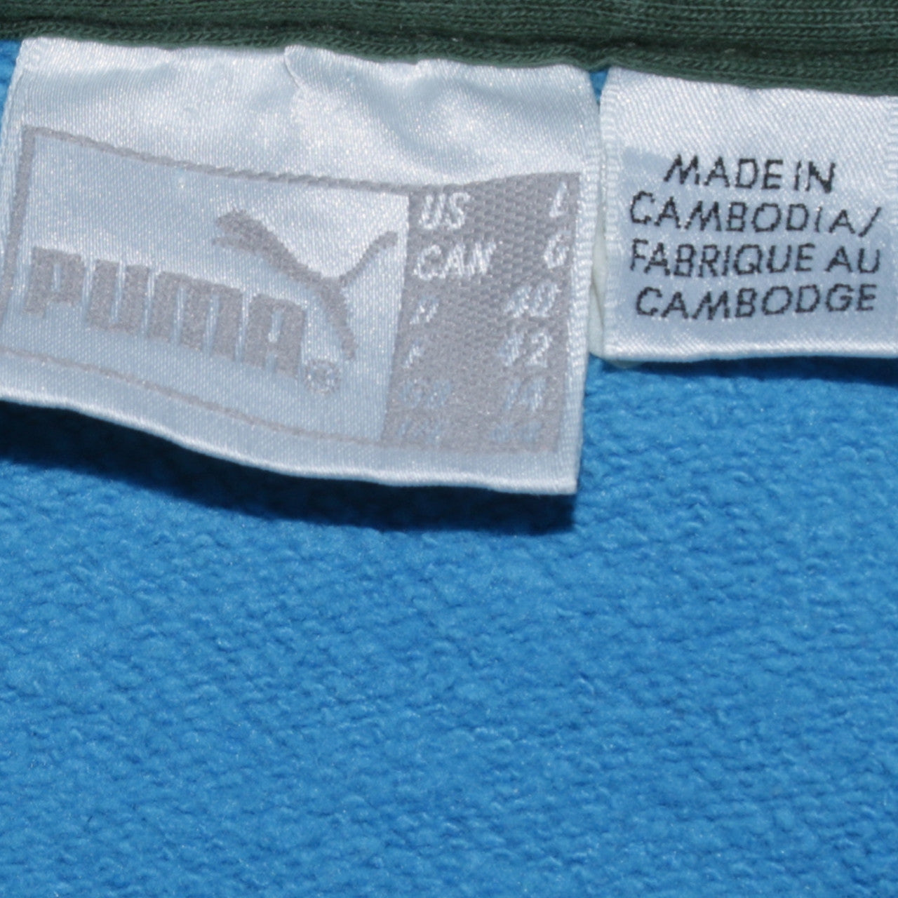 Womens UK Size 12 PUMA Blue Pullover Hoodie