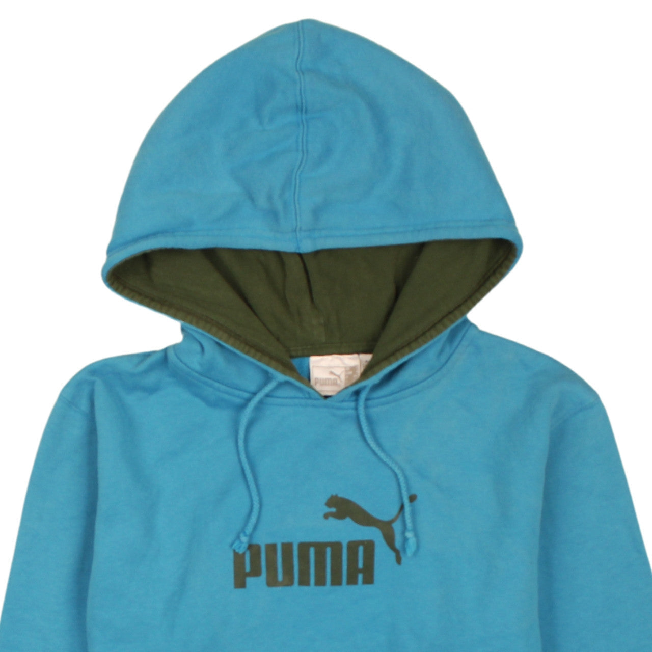 Womens UK Size 12 PUMA Blue Pullover Hoodie