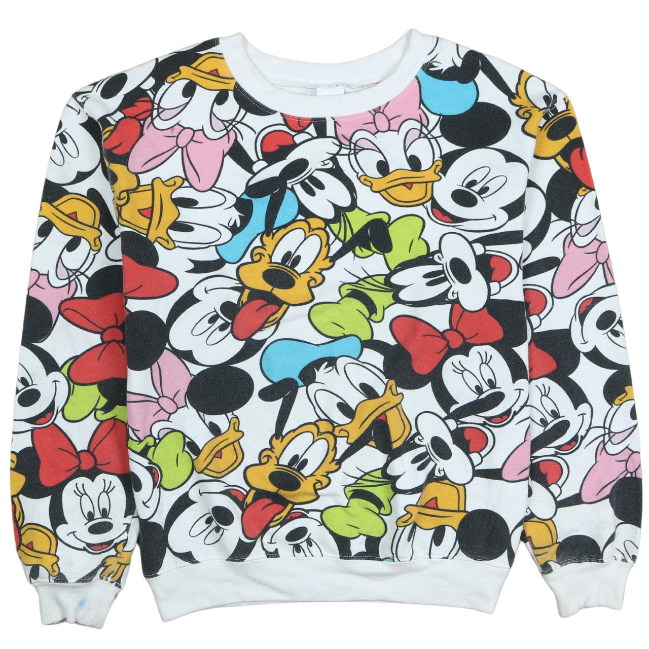 Womens UK Size XS Disney Multicoloured Pullover Sweatshirt
