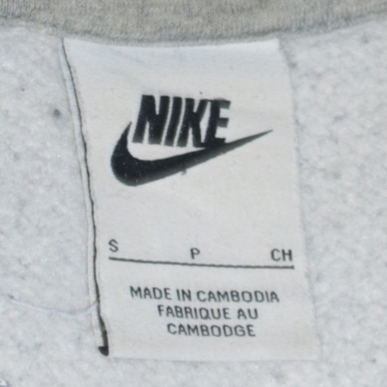Mens UK Size S Nike Grey Pullover Hoodie