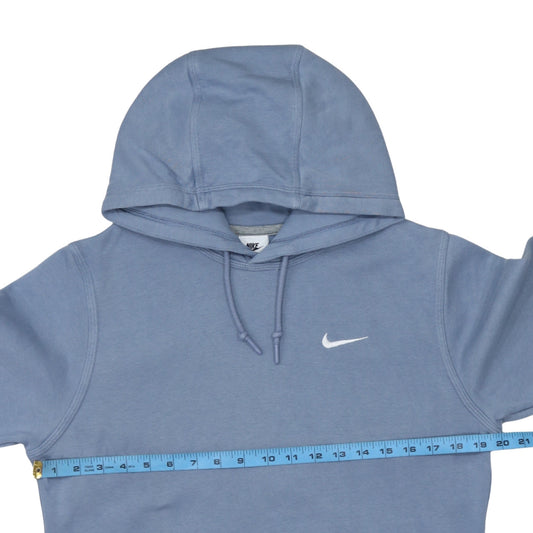 Mens UK Size S Nike Blue Pullover Hoodie