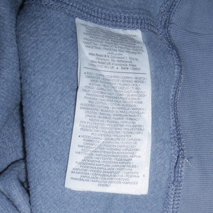 Mens UK Size S Nike Blue Pullover Hoodie