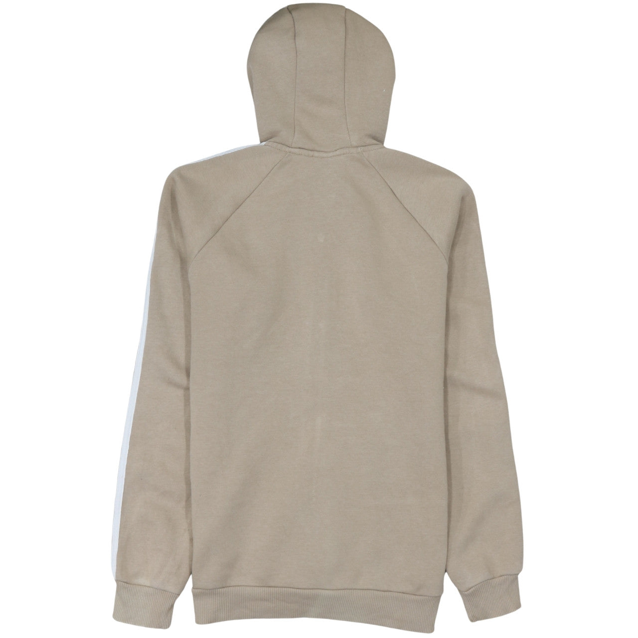 Mens UK Size XS adidas Beige Full Zip Hoodie