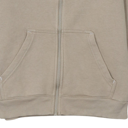 Mens UK Size XS adidas Beige Full Zip Hoodie