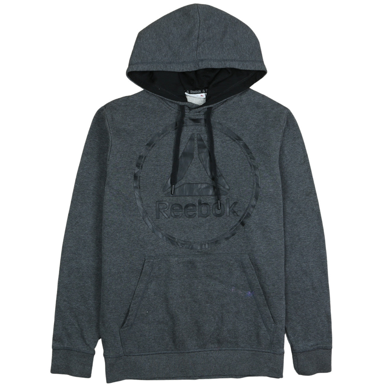 Mens UK Size S Reebok Grey Pullover Hoodie