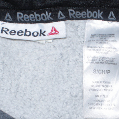 Mens UK Size S Reebok Grey Pullover Hoodie