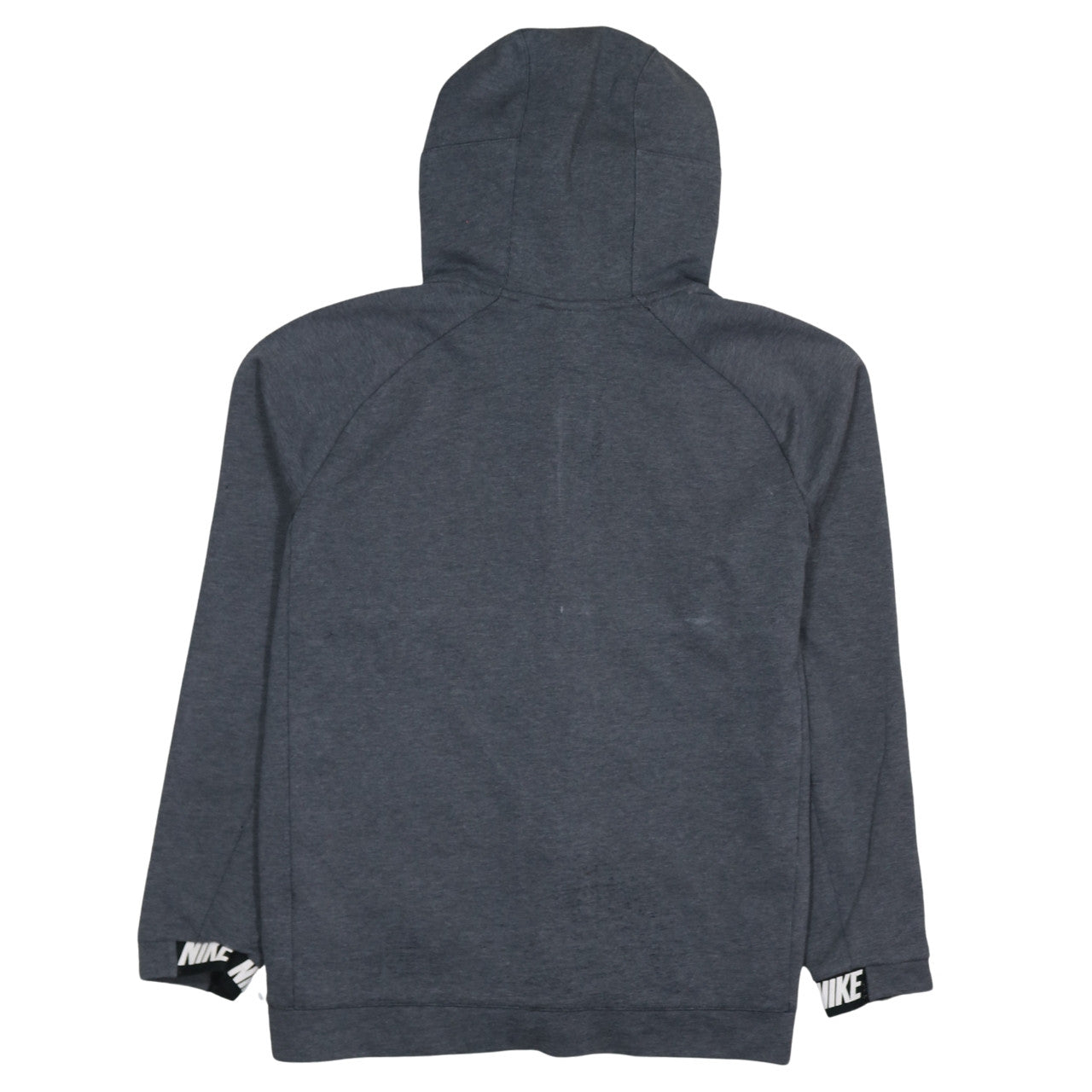 Mens UK Size L Nike Grey Full Zip Hoodie