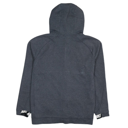 Mens UK Size L Nike Grey Full Zip Hoodie