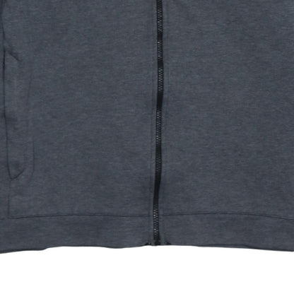 Mens UK Size L Nike Grey Full Zip Hoodie