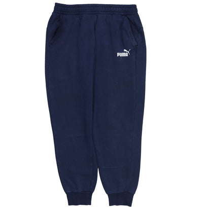 Mens UK Size L PUMA Regular Fit Jogger Blue Trousers
