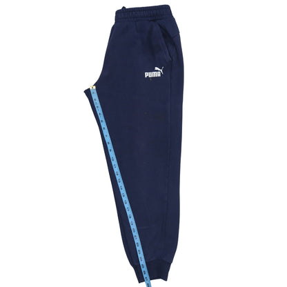 Mens UK Size L PUMA Regular Fit Jogger Blue Trousers