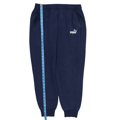 Mens UK Size L PUMA Regular Fit Jogger Blue Trousers