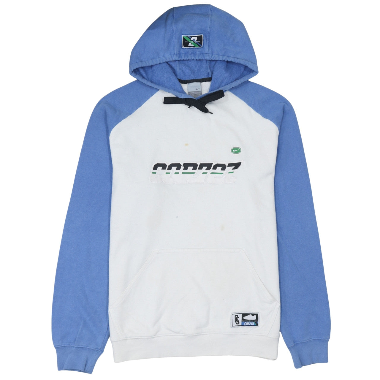 Mens UK Size M Nike White Pullover Hoodie