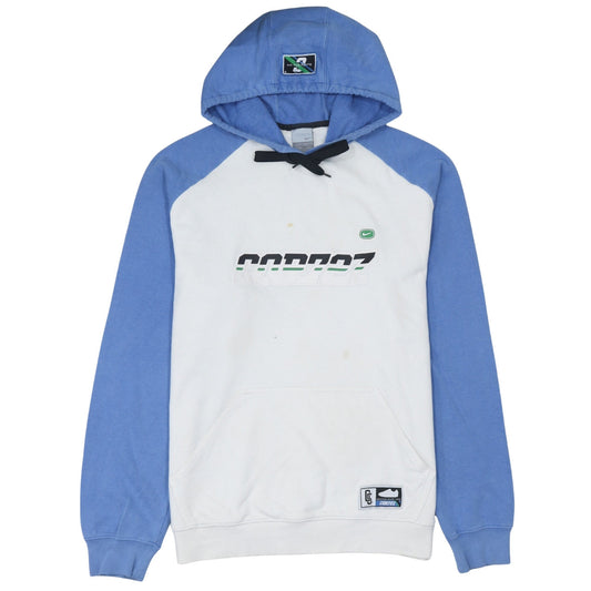 Mens UK Size M Nike White Pullover Hoodie
