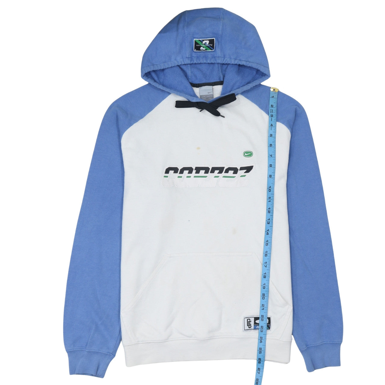Mens UK Size M Nike White Pullover Hoodie