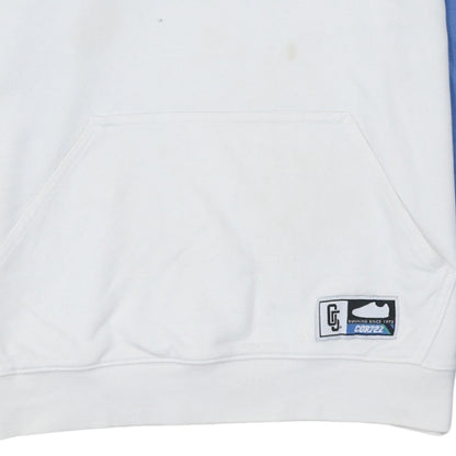 Mens UK Size M Nike White Pullover Hoodie