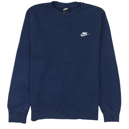 Mens UK Size S Nike Blue Pullover Sweatshirt
