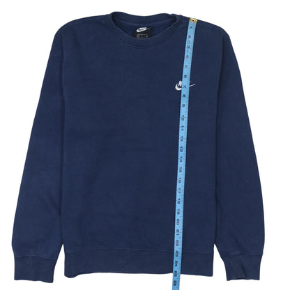 Mens UK Size S Nike Blue Pullover Sweatshirt