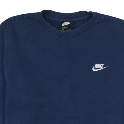Mens UK Size S Nike Blue Pullover Sweatshirt