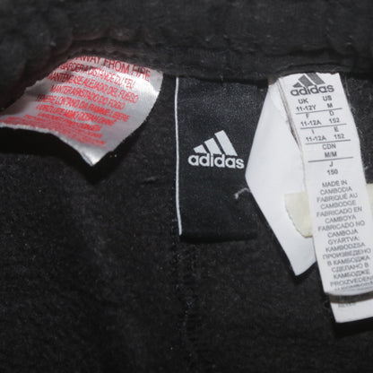 Boys UK Size 11-12 Years adidas Regular Fit Jogger Black Trousers