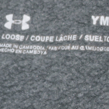 Under Armour Boys Grey Jogger Trousers Size M Elastic Waist Sportswear