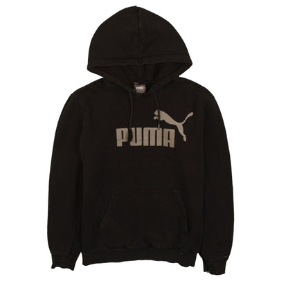 Mens UK Size S PUMA Black Pullover Hoodie