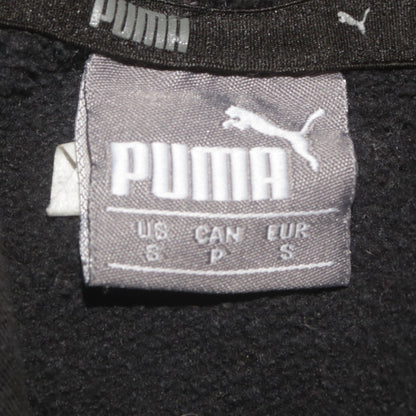 Mens UK Size S PUMA Black Pullover Hoodie