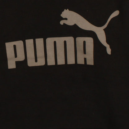 Mens UK Size S PUMA Black Pullover Hoodie