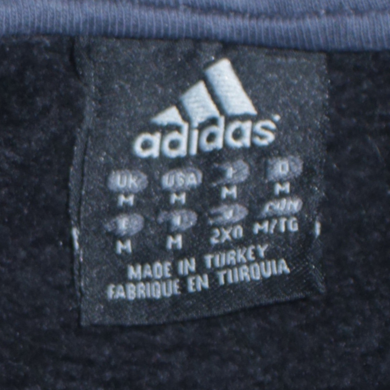 Mens UK Size M adidas Black Pullover Hoodie