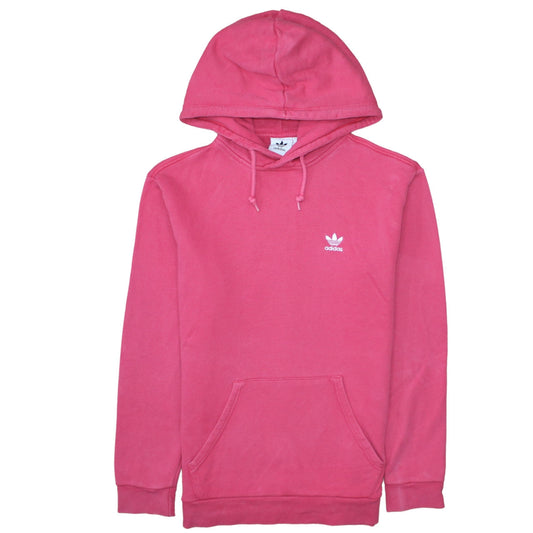 Womens UK Size M adidas Pink Pullover Hoodie